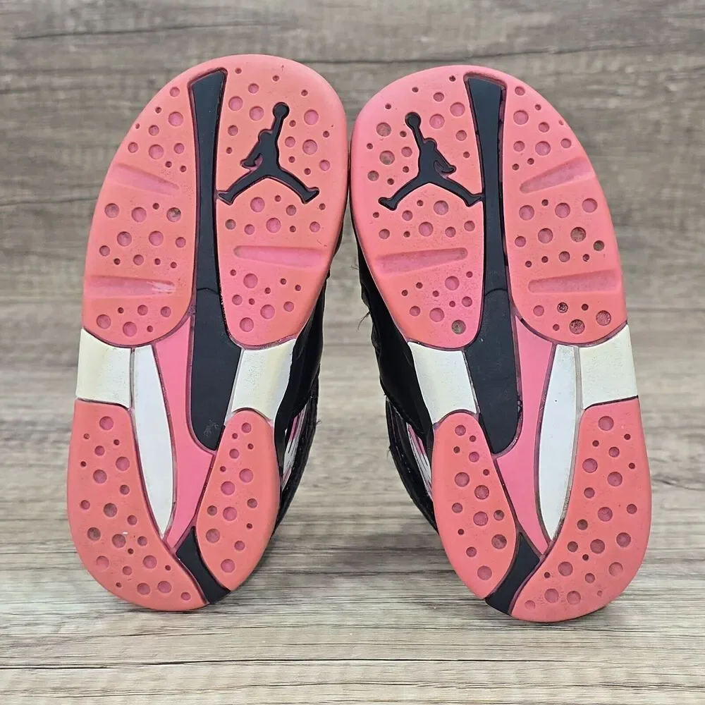 Nike Air Jordan 8 Retro Toddler's Size 7C Black Pink Shoes Sneakers (CN8093-006)